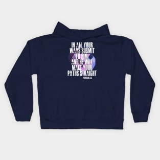 Proverbs 3:6 Kids Hoodie